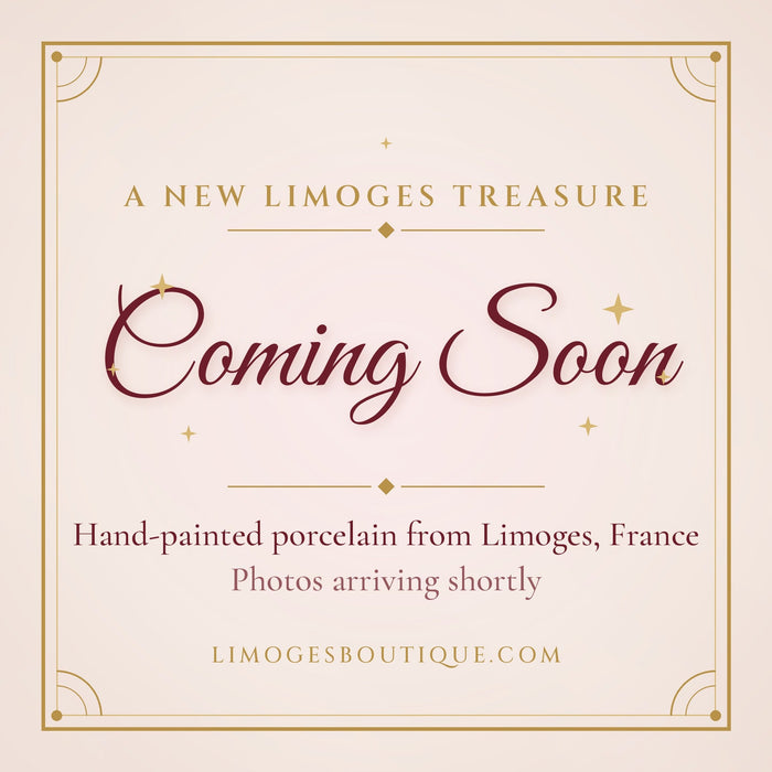 Coming soon photo for the Twin Baby Bed hand-painted Limoges box