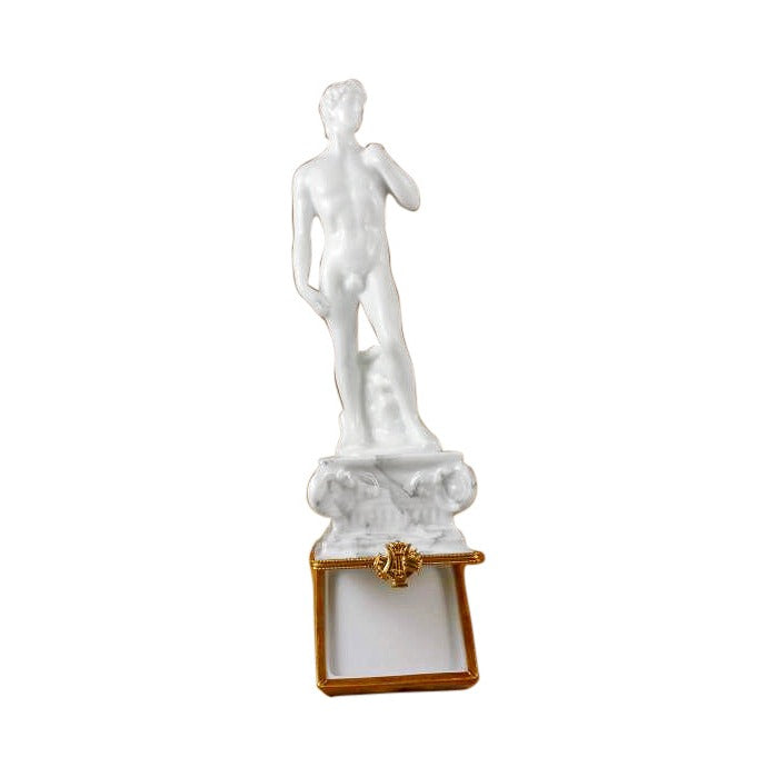David Statue 7 Limoges box painted by hand in Limoges, France, a gift to treasure