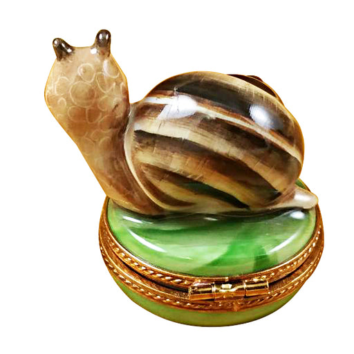 Escargot Snail Small Limoges box, an heirloom-quality piece for collectors