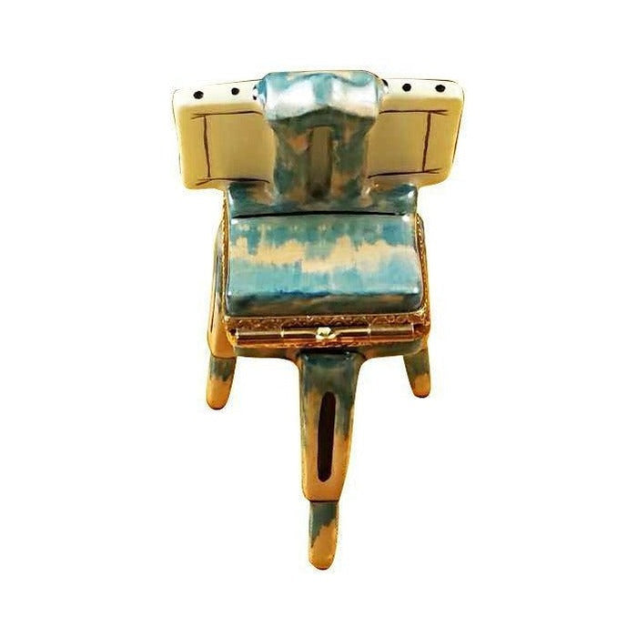 Hand-painted Easel with Girl Seashore Limoges box, French artistry for lovers of fine art