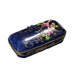 Elegant Blue Rose Box for Home Decor Porcelain Limoges Square French Trinket Box