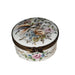 Elegant Floral for Collectors Porcelain Limoges Round French Trinket Box