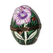 Pink Flower Egg Box for Collectors Porcelain Limoges egg French Trinket Box