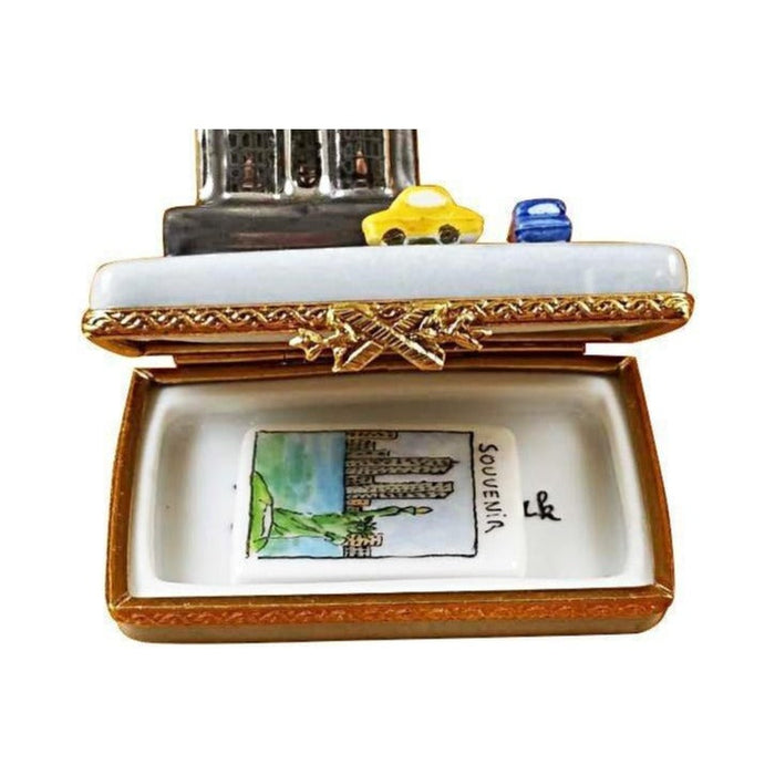 Empire State Building with Cars Limoges box, an heirloom-quality piece for collectors