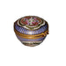 Round Sevre Roses Box for Collectors Porcelain Limoges Round French Trinket Box