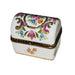 Floral Elegance for Collectors Porcelain Limoges Square French Trinket Box