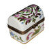 Floral Elegance for Collectors Porcelain Limoges Square French Trinket Box