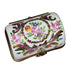 Floral Elegance for Collectors Porcelain Limoges Square French Trinket Box