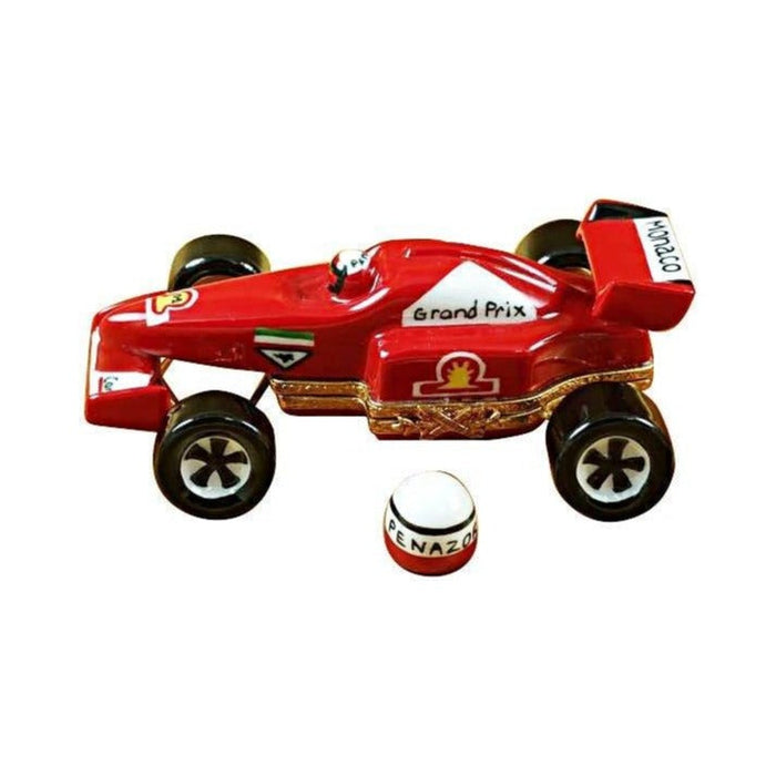 Formula One Race Car by Rochard, an authentic French Limoges box from Limoges Boutique