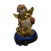 Gold angel with accordion Limoges box