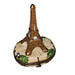 Golden Eiffel Tower for Collectors Porcelain Limoges paris france French Trinket Box