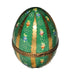 Green Floral Limoges Egg for Elegant Gifts Porcelain Limoges egg French Trinket Box