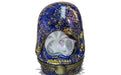 Grey & White Cat in Blue Chair hand-painted Limoges porcelain box