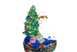 Angel and Christmas Tree hand-painted Limoges porcelain box by S&D Limoges