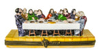 Last Supper hand-painted Limoges porcelain box by Limoges Diffusion