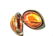Mini Almond hand-painted Limoges porcelain box by Parry Vieille (PV)