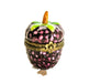 Mini Blackberry hand-painted Limoges porcelain box
