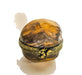 Mini Walnut hand-painted Limoges porcelain box by Parry Vieille (PV)