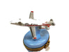 Small Airplane hand-painted Limoges porcelain box