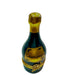 Champagne Bottle hand-painted Limoges porcelain box