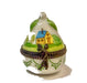 Vintage Pear with House hand-painted Limoges porcelain box