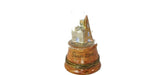 Paris Monuments in Glass Globe hand-painted Limoges porcelain box