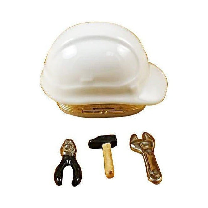 The Hard Hat with Tools, a Limoges keepsake with true French charm