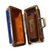 Harmonica and blues Limoges box opened - white background