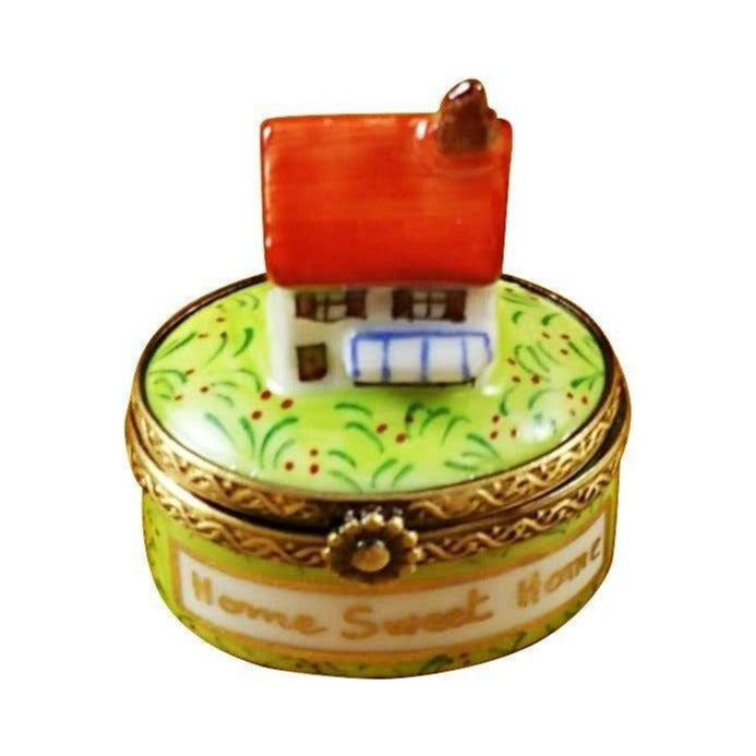Genuine Rochard Home Sweet Home Limoges box painted by hand in France, from Limoges Boutique