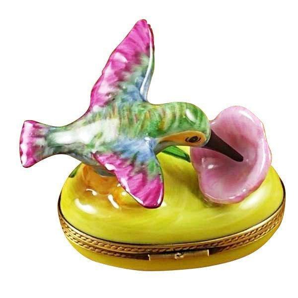 Hummingbird Limoges Box – Handcrafted French Porcelain Art
