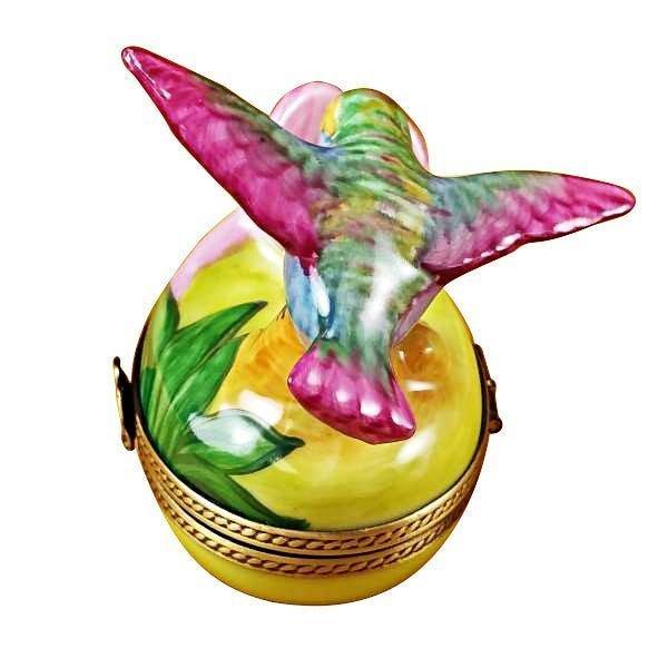 Hummingbird Limoges Box – Handcrafted French Porcelain Art