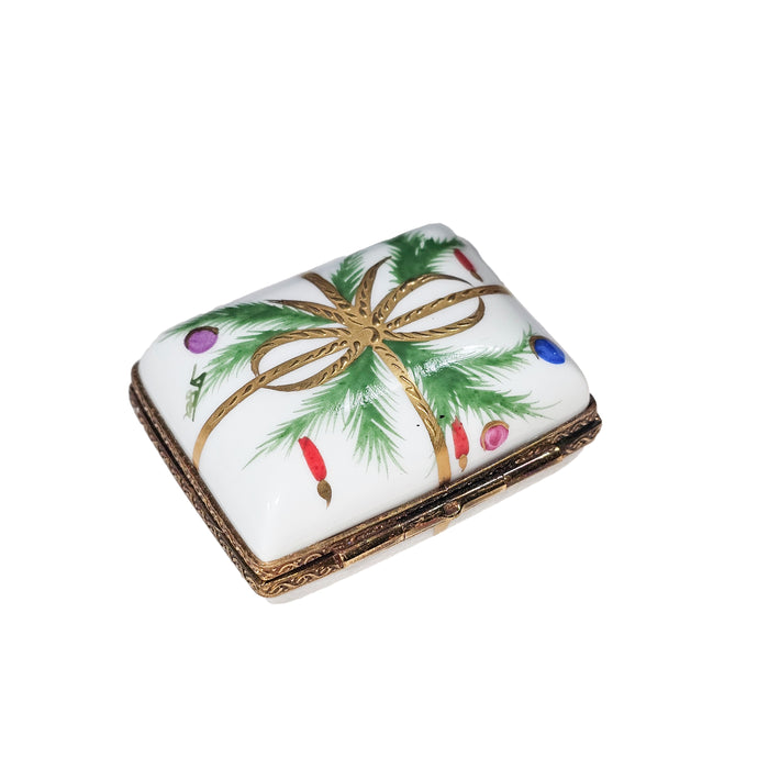 Joyous Noel Limoges Box for Holiday Cheer Porcelain Limoges xmas christmas theme French Trinket Box