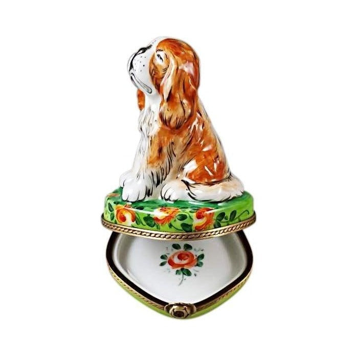 King Charles Spaniel Limoges box, an heirloom-quality piece for collectors