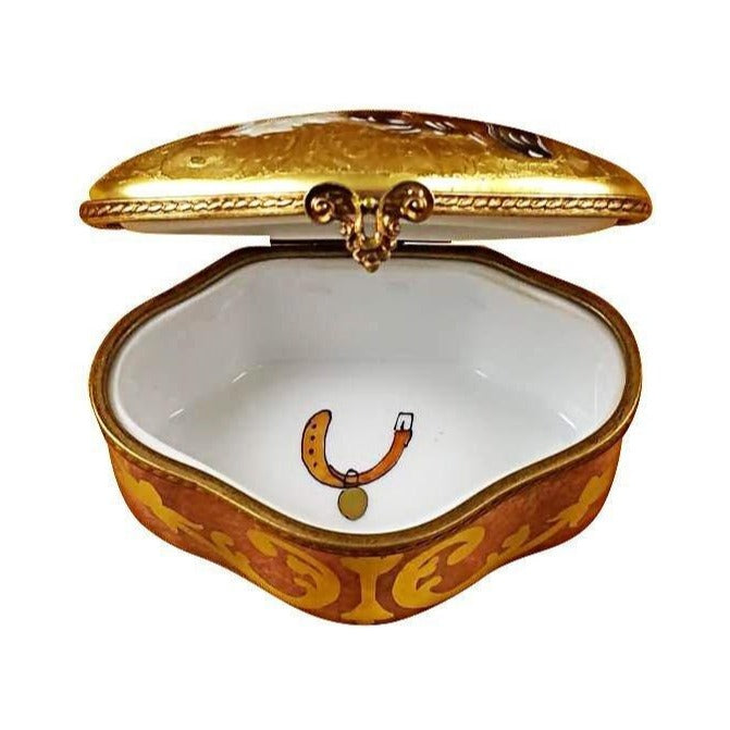 Fine art lovers will admire this King Charles Spaniels Limoges box