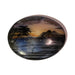 Birth of Venus hand-painted porcelain goodie trinket, oval, 1 1/4 inches wide