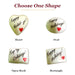 Happy Holidays! porcelain goodie trinkets in all shapes: heart, oval, open book, rectangle