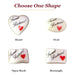 Sweet Sixteen! porcelain goodie trinkets in all shapes: heart, oval, open book, rectangle