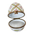 Light Green Rose Egg for Elegant Decor Porcelain Limoges egg French Trinket Box
