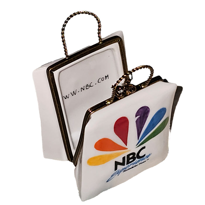 NBC Experience Box for Collectors Porcelain Limoges bag purse French Trinket Box