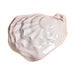 Large White Clam Shell Limoges Box No Hinge - white Limoges porcelain box with no hinge, made in France