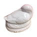 The white pelican Limoges box shown from another side