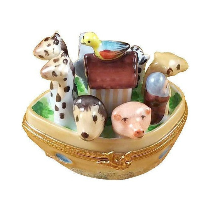 Authentic Rochard Noah's Ark Limoges box, hand-painted in France, from Limoges Boutique