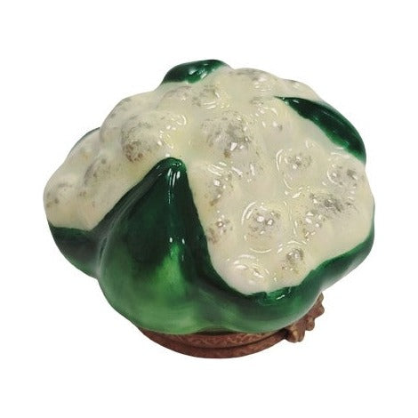 Limoges Boutique presents the Cauliflower, a genuine Limoges box painted by hand in France