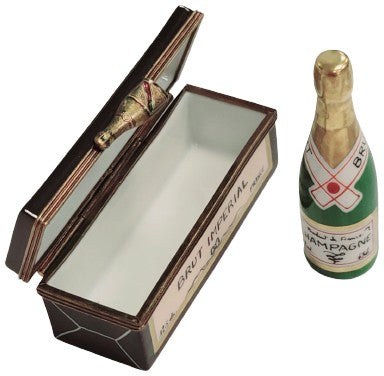 Champagne in Limoges Box Porcelain Figurine-Wine-CH2P262