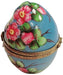 Egg Bird Flowers-egg LIMOGES BOXES bird garden-CH3S235