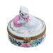 Hand-painted First Tooth Baby Cat Limoges box, French artistry for lovers of fine art