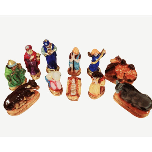 Artoria 11 Piece Nativity Set Retired Rare Limoges - Last One in the World - Retired Limoges Box Figurine - Limoges Box Boutique