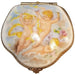 Cherubs Angels on Traditional Porcelain Limoges Trinket Box cupid 2.4 x 2 Porcelain Limoges Trinket Box - Limoges Box Boutique