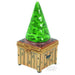 Topiary On Wood Base Garden Limoges Box - Limoges Box Boutique