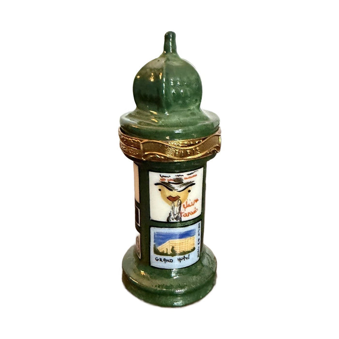Paris kiosk Limoges box by Rochard